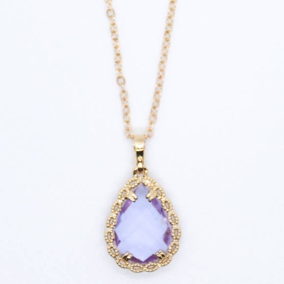 Unbranded Jewelry - Purple Drop Pendant
